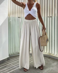 Bukser Viscose beige